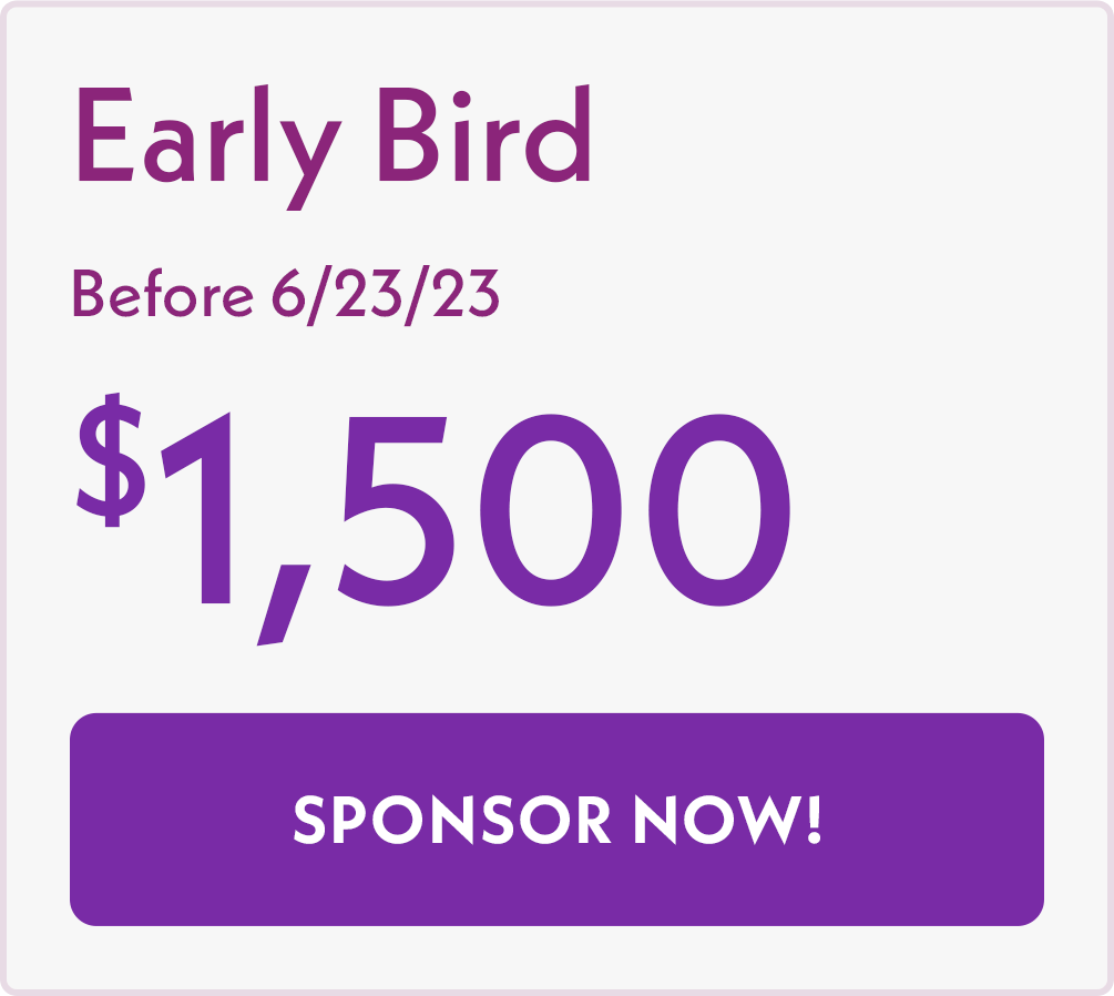 Early Bird sponsorship button
